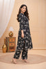 BLACK ABSTRACT PRINT — Coord Set