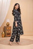 BLACK ABSTRACT PRINT — Coord Set