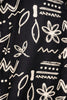 BLACK ABSTRACT PRINT — Coord Set