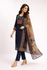 BLACK PRINTED FESTIVE — Kurta Set With Dupatta