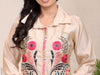 BEIGE EMBROIDERED — Beige Kurta Set