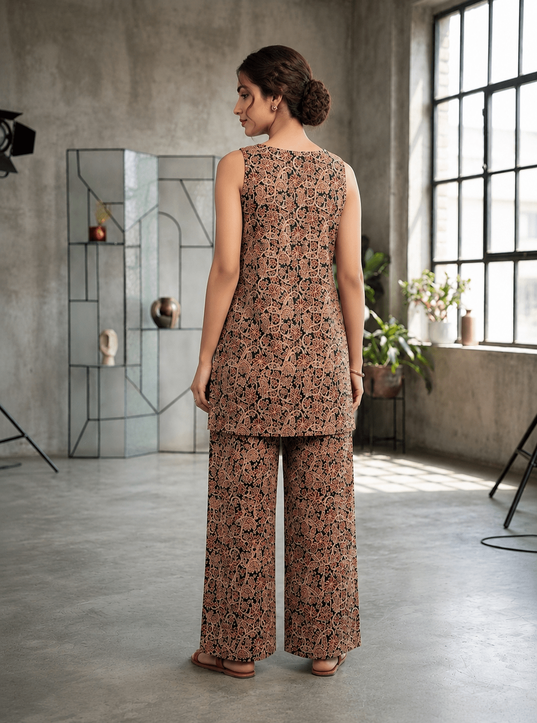 Floral Print Sleeveless Co-ord Set - Dora & Masters