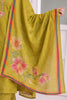 Mehndi Green Kurta Pant Set with Floral Work and Dupatta