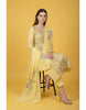 PASTEL YELLOW FLORAL — Kurta Set With Dupatta
