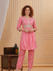 PINK PRINTED — Pink Printed Kurta Set