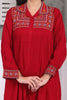 RED EMBROIDERED — Red Coord Set