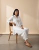WHITE EMBROIDERED — White Kurta Set