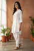 WHITE EMBROIDERED — White Kurta Set