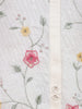 WHITE FLORAL EMBROIDERED — White Kurta Set