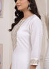 WHITE GOLD EMBROIDERED — White Kurta Set