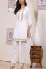 WHITE GOLD EMBROIDERED — White Kurta Set